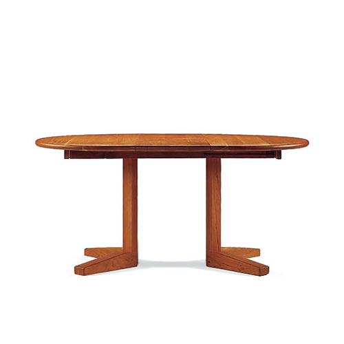 Split Pedestal Extension Table