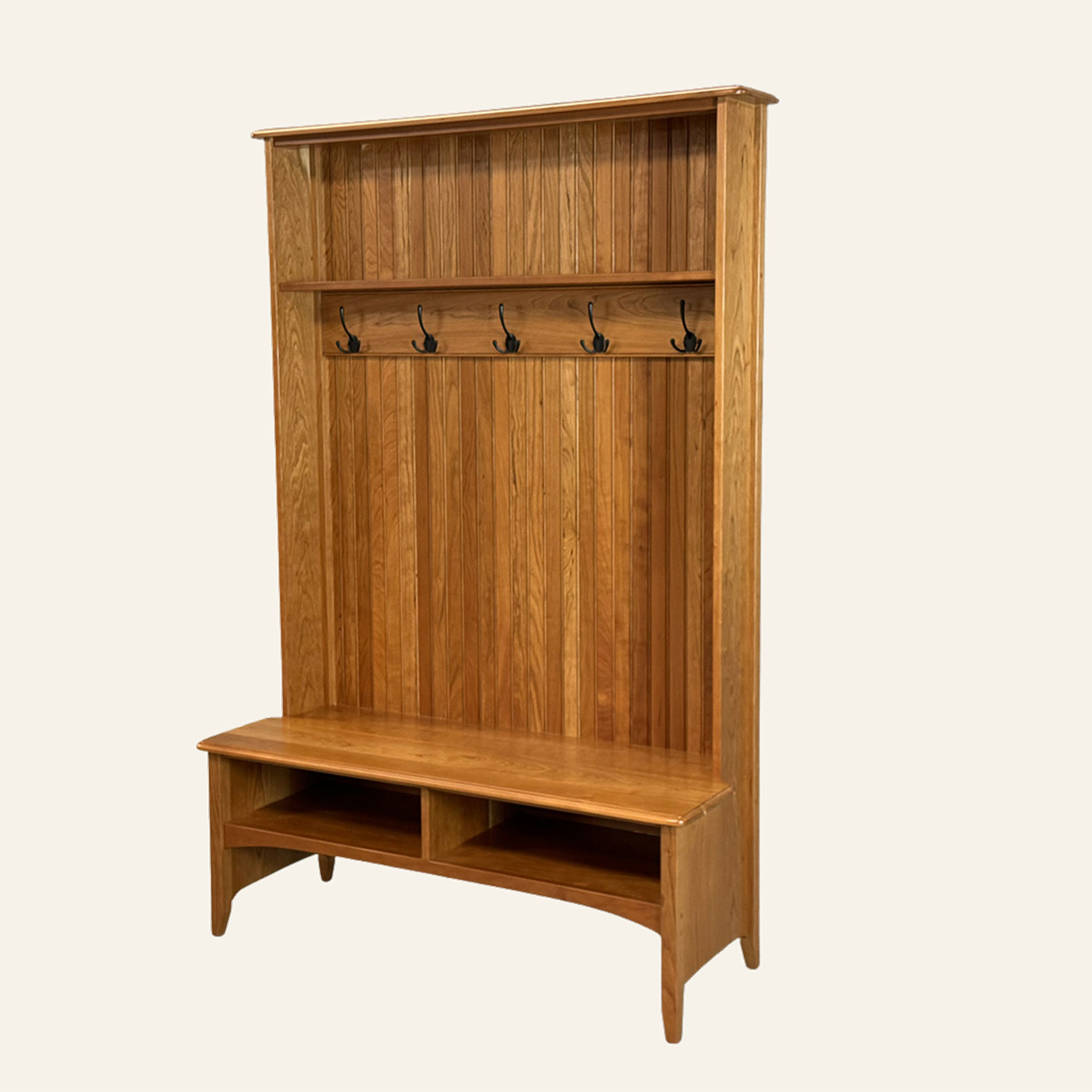 Wood New England Hall Tree For Sale Pompanoosuc Mills