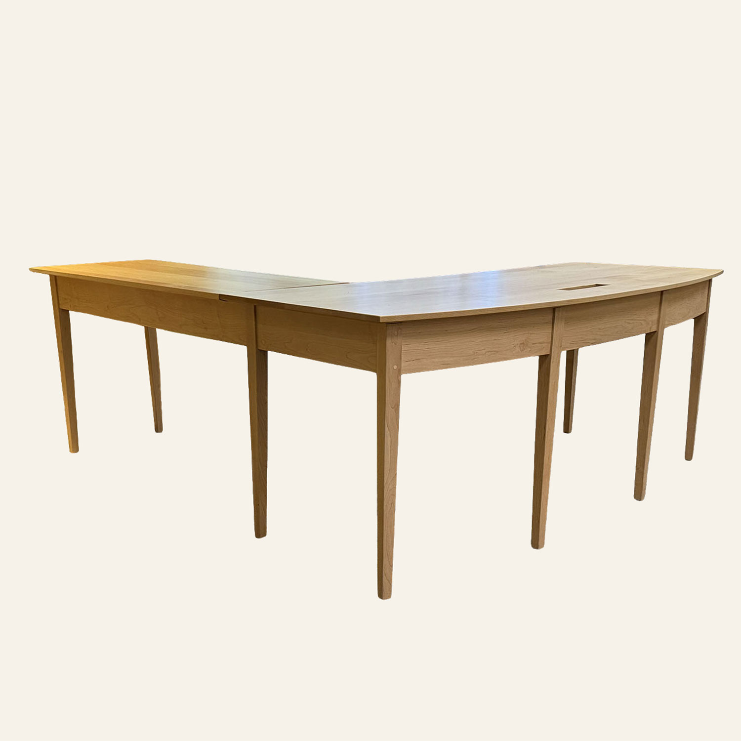 Newport Table Desk W/ Return 266131