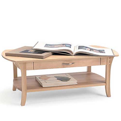 solid wood coffee table handcrafted in Vermont