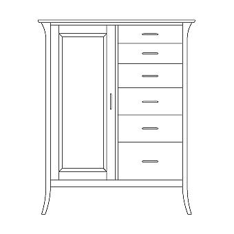 6 drawer 57h x 46w x 22d starts at $ 4535