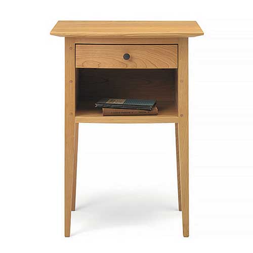 Solid wood shaker style bedroom night table