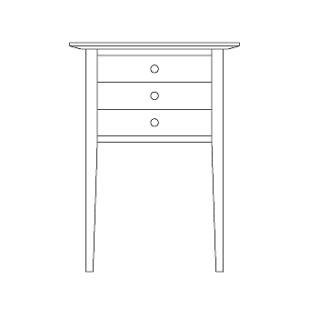 3-drawer, starting at 1930