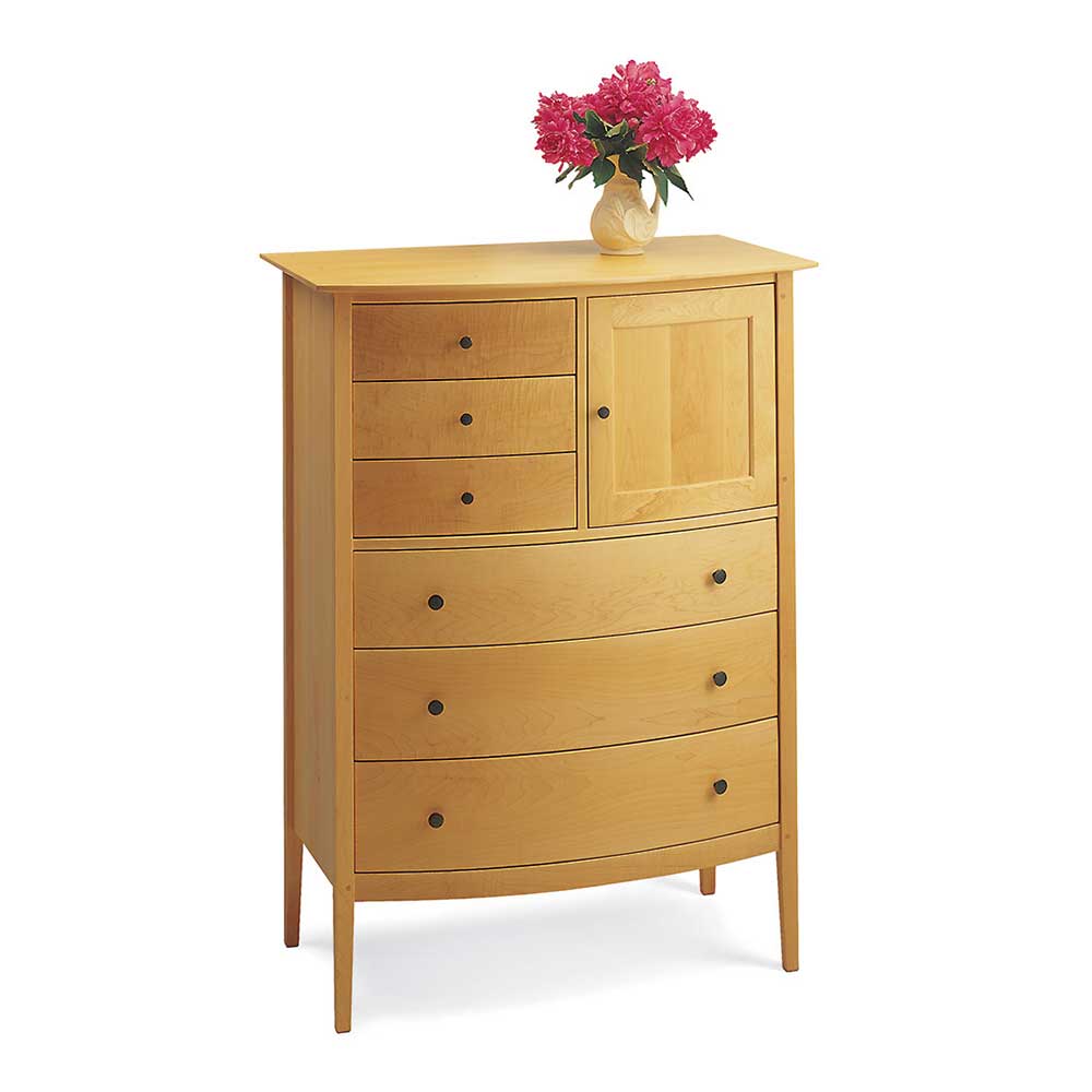 solid wood bedroom dresser handmade in Vermont.