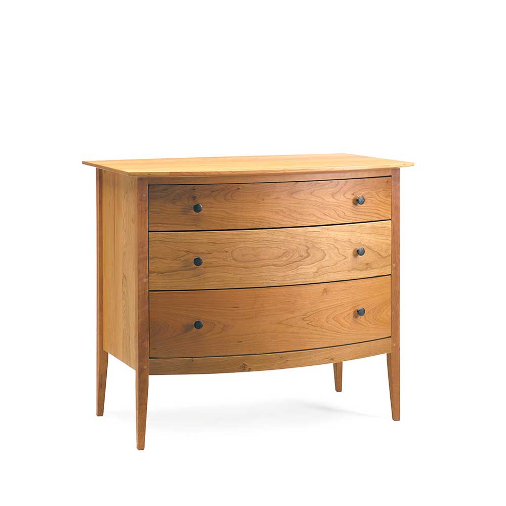 solid wood bedroom dresser handmade in Vermont.