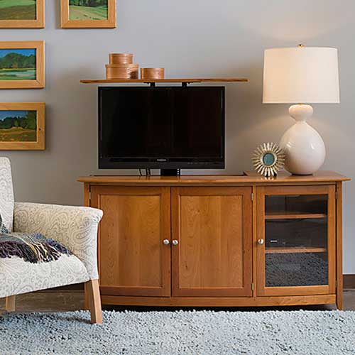 Solid wood Chelsea TV Lift Cabinet