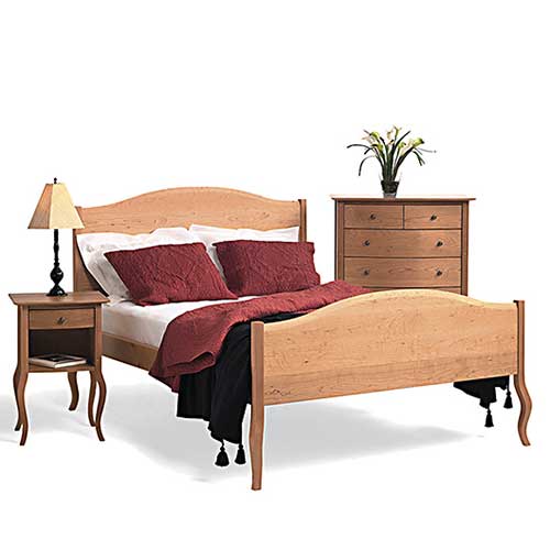 hardwood bed handcrafted in Vermont