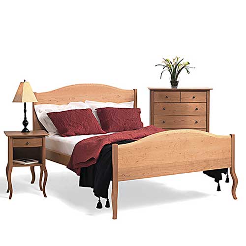 hardwood bed handcrafted in Vermont
