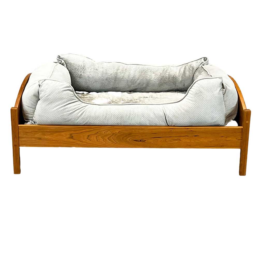 large cherry dog bed