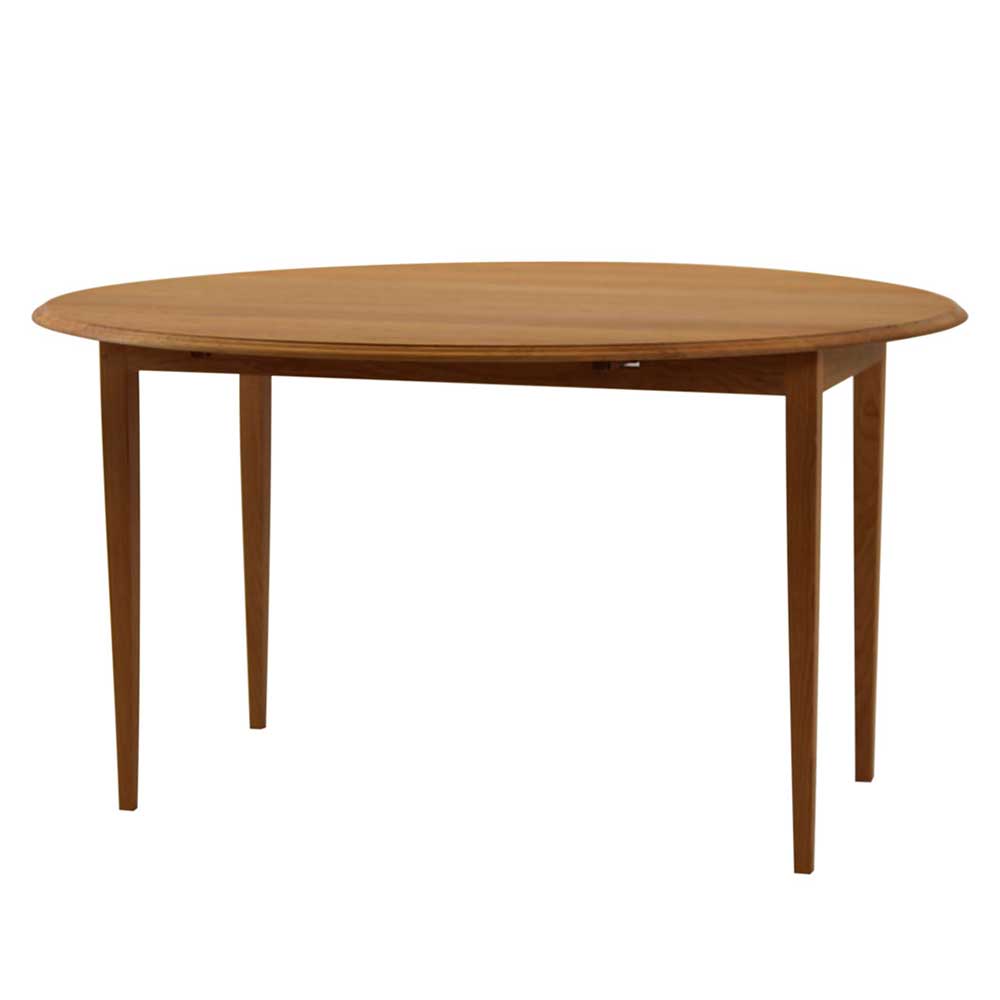 solid wood round drop leaf table