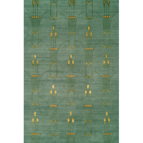 Cathedral  Green/Yellow Rug
