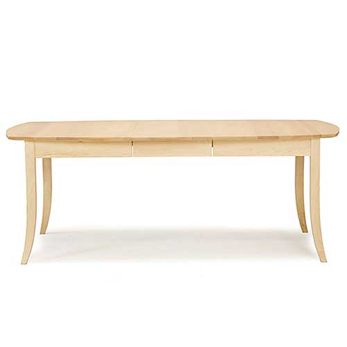 Vermont solid wood dining room extension tables