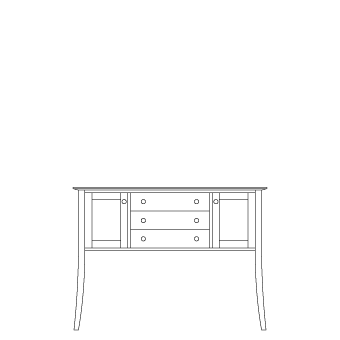 54" l-bowfront, starting at 2965