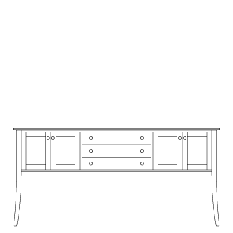 84" l-bowfront, starting at 5710