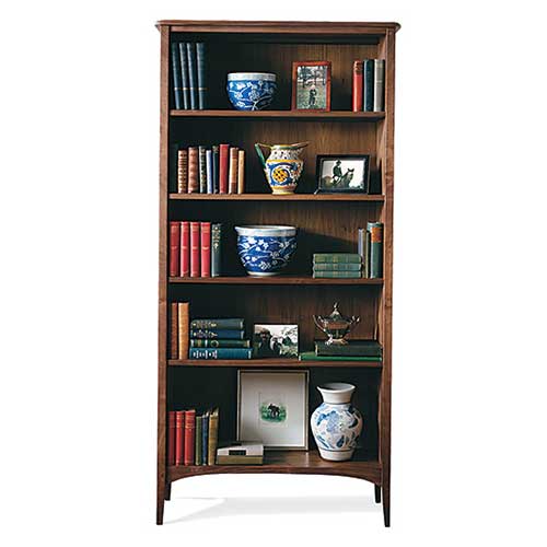 solid wood bookcase shaker handcrafted in Vermont
