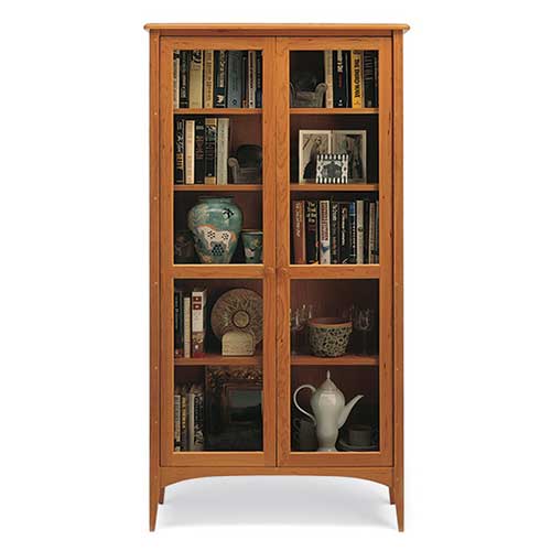 New England Bookcase w/doors