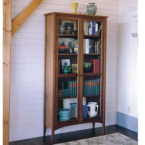 Solid wood New England Bookcase