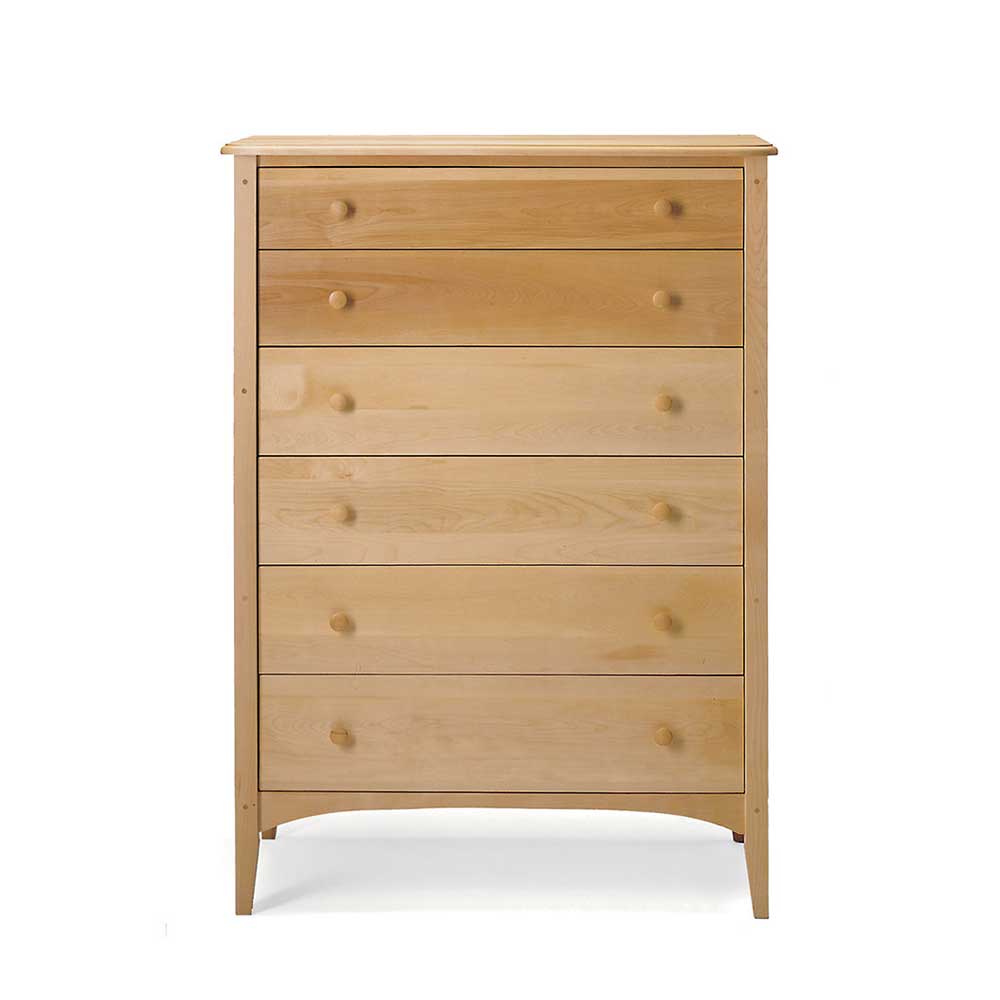 Solid wood shaker style dresser handcrafted in VT