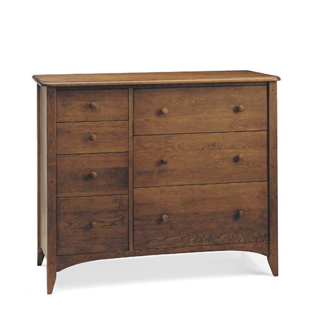 Solid wood shaker style dresser handcrafted in VT