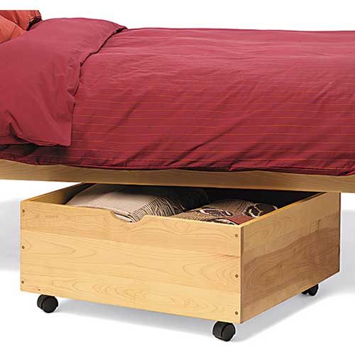 solid wood under-bed storage made in Vermont