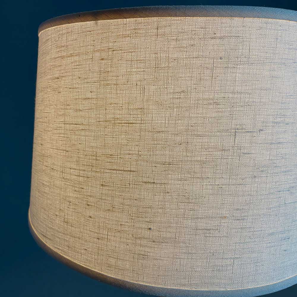 pompy single stem floor lamp in walnut