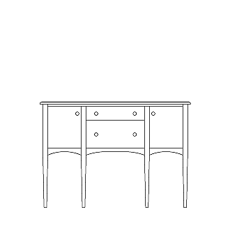 54" l-bowfront, starting at 2965