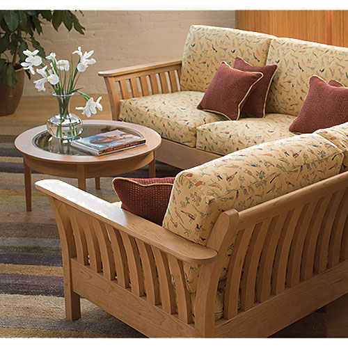 handmade hardwood and upholstered furniture