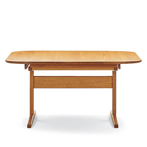 Solid wood extension dining table made in Vermont