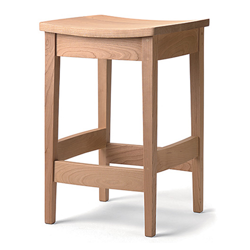 Solid Wood barstool no back handmade in VT