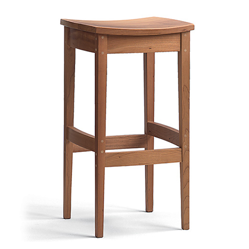 Solid Wood barstool no back handmade in VT