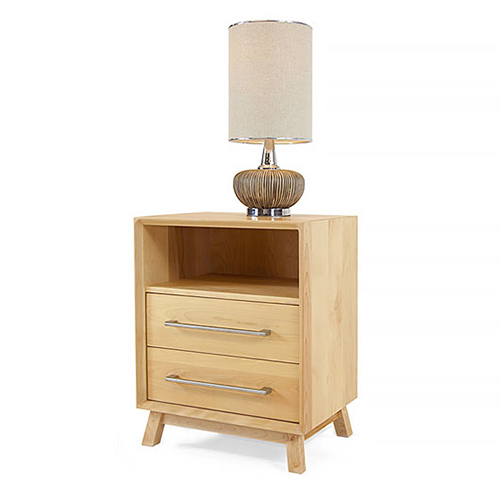 solid wood mid-century modern night table from VT