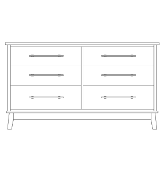 6-drawer horizontal, starting at 6275