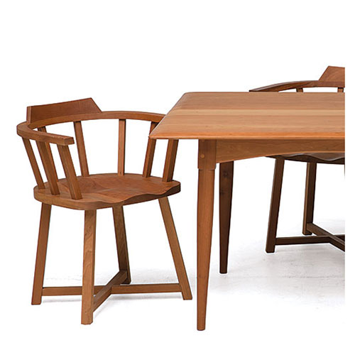 solid wood dining room furniture handcrafted in VT