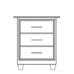3-drawer, starting at 1500