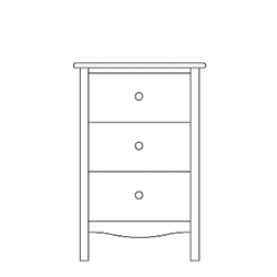 3-drawer, starting at 1930