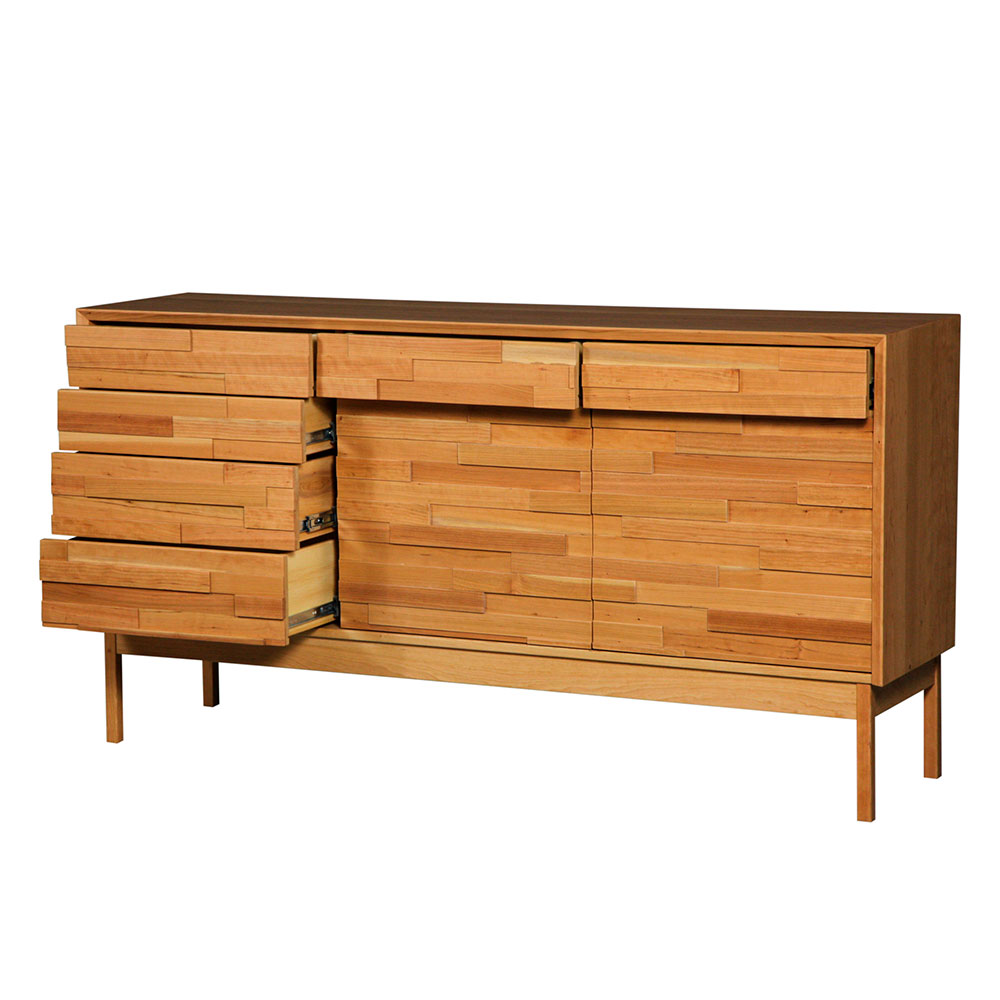 corinth server in solid cherry