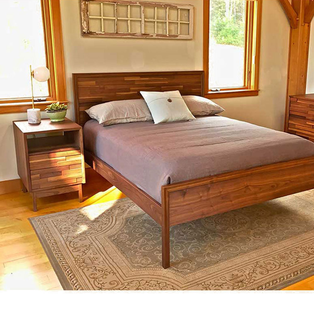 corinth dresser 6 drawers in solid walnut