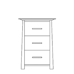 3-drawer, starting at 1500