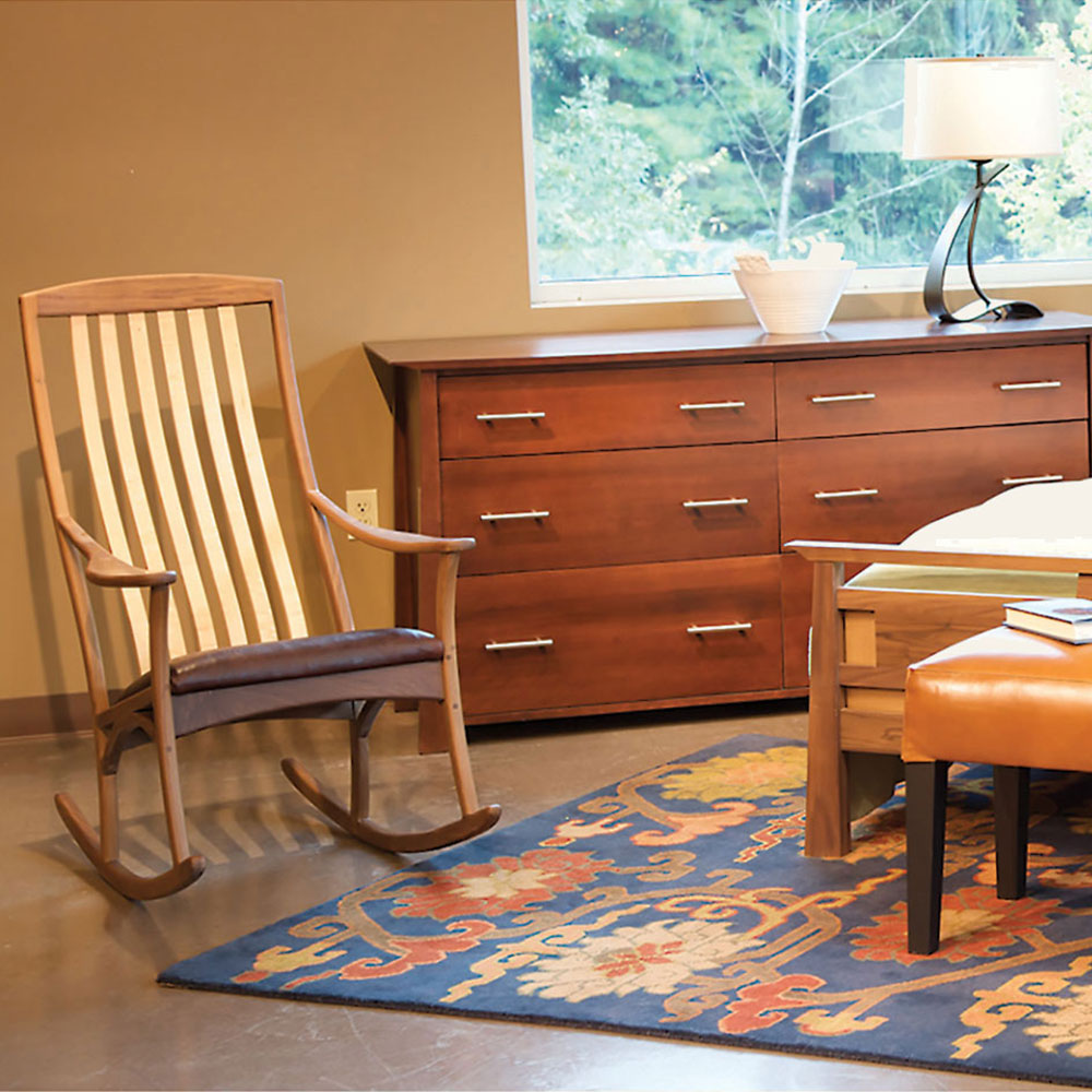 solid wood bedroom dresser handcrafted in Vermont