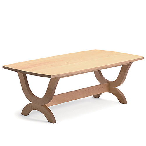 solid wood coffee table handcrafted in Vermont