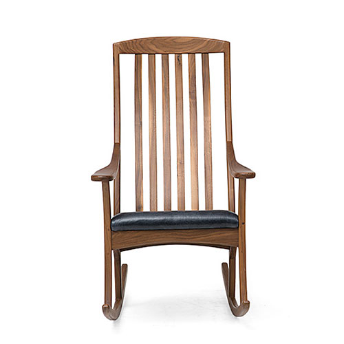 solid wood rocker handmade in Vermont