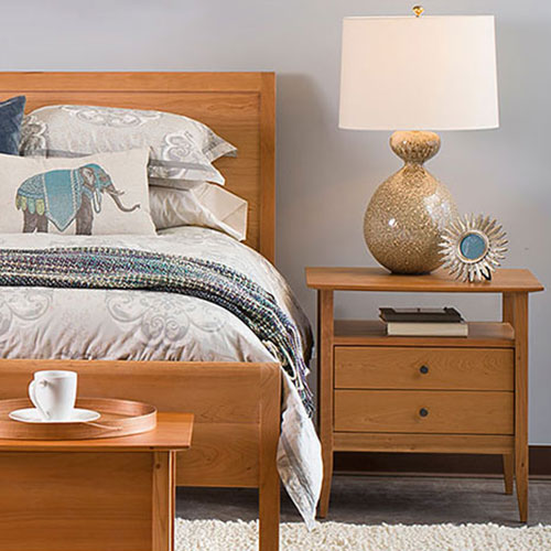 Shaker Style solid wood night table made in VT