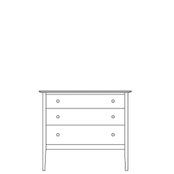 3-drawer, starting at 3140