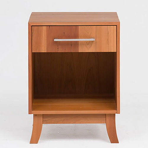 solid wood night table mid-century modern from VT
