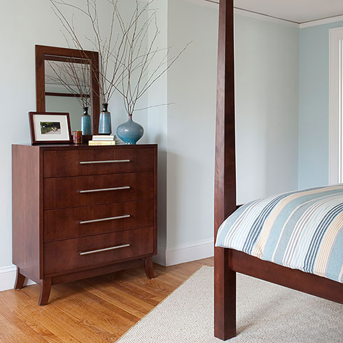 modern design solid wood dresser from Vermont