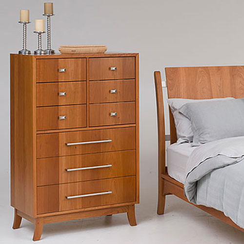 modern design solid wood dresser from Vermont