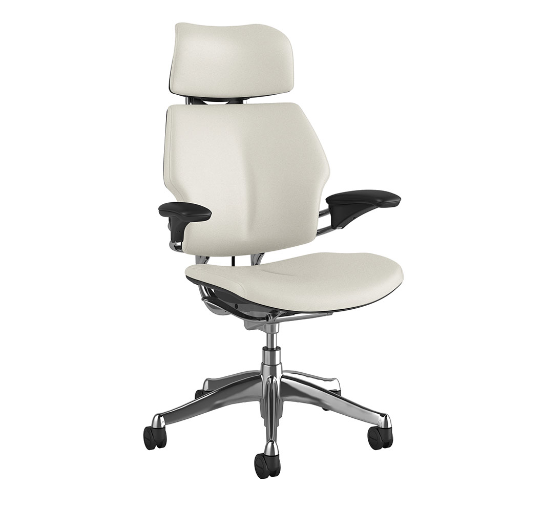 Humanscale Leather Freedom Headrest Office Chair