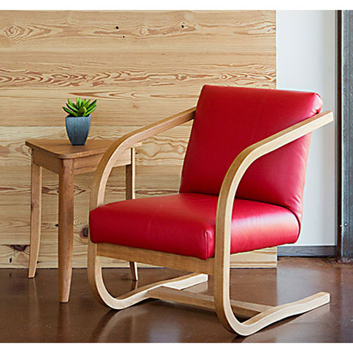 modern style bent wood chair