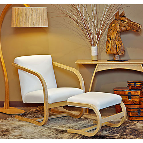 modern style bent wood chair