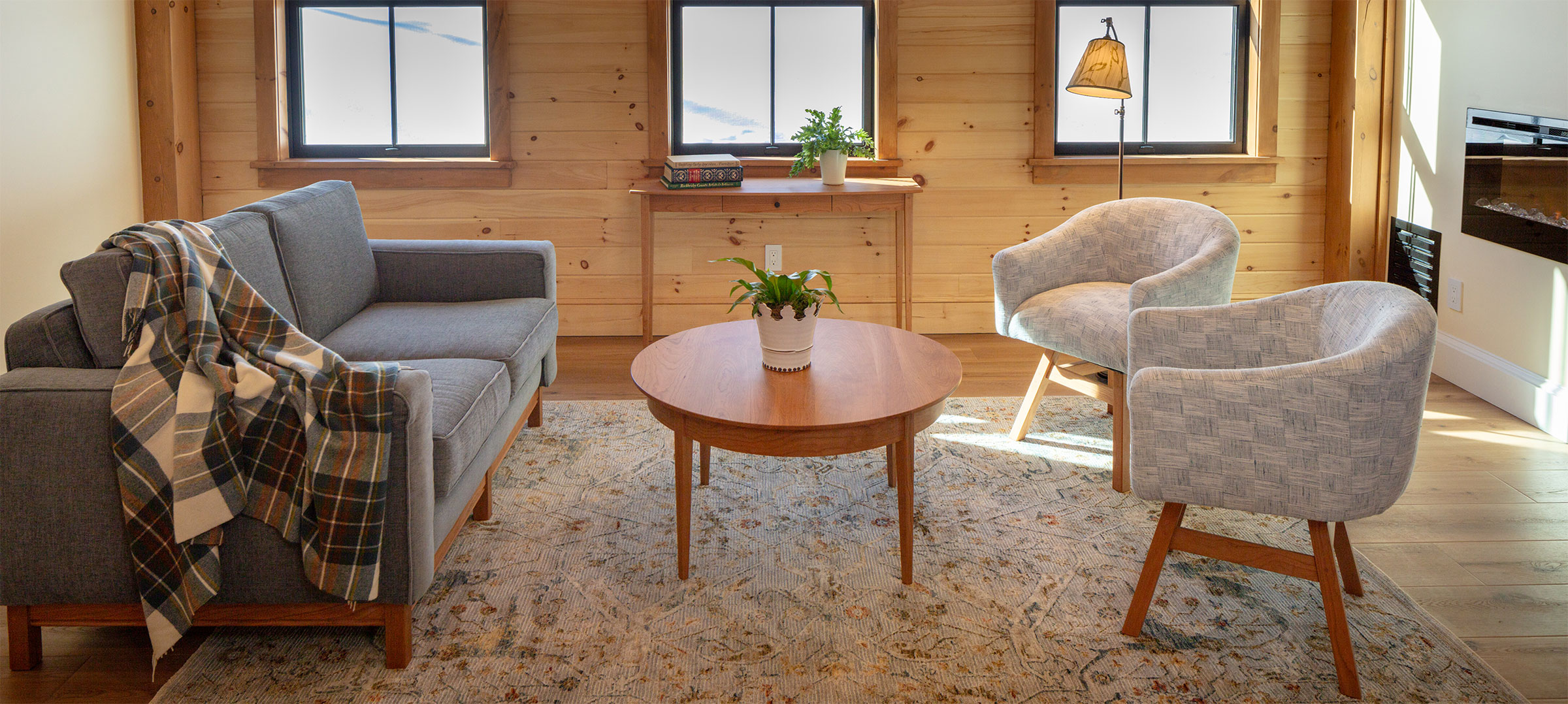 vershire chairs, chelsea sofa table